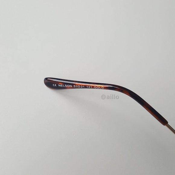 Lucky 🍀 Brand NELSON GOLD Wire Round Sunglasses - Picture 7 of 9